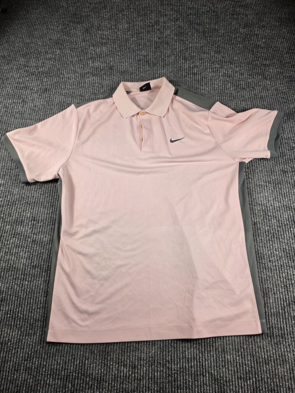 Nike Golf Dri-Fit Light Pink Short Sleeve Size XL 56323